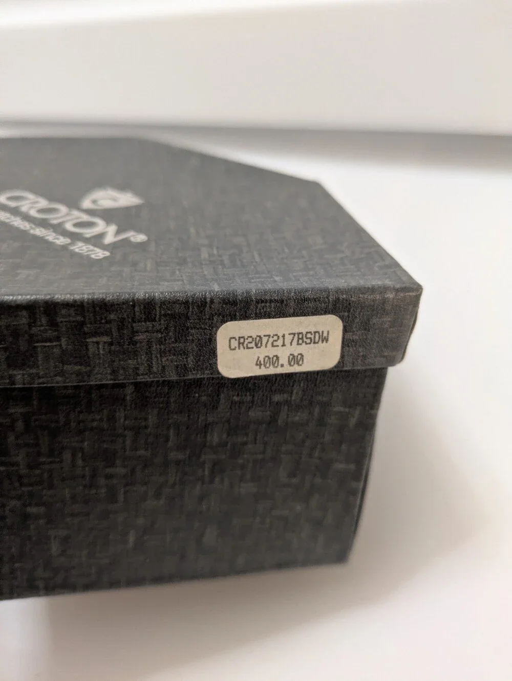 NEW Croton Women's Rectangular Quartz Watch - Diamond Accents & Box